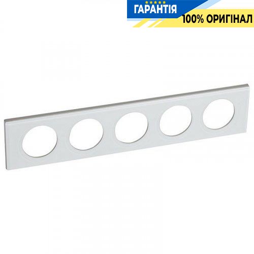 Рамка Legrand Celiane 69320 5 постов смальта белая глина