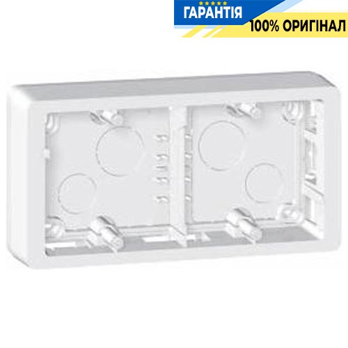Коробка Legrand Celiane 80242 2 поста для накладного монтажа белая