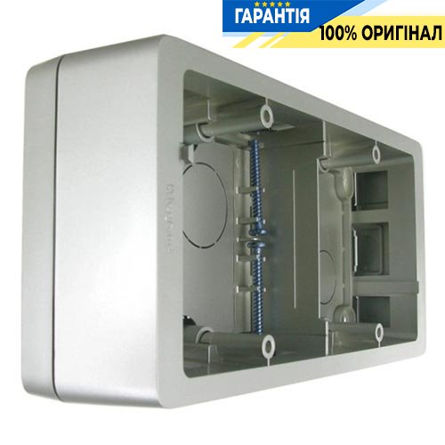 Коробка Legrand Celiane 80245 2 поста для накладного монтажа титан