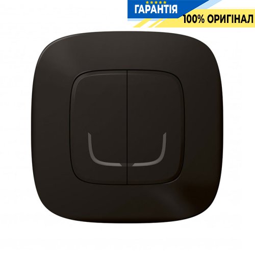 Розумний провідний 2-кл. вимикач освітлення з опцією світлорегулювання Legrand Valena Allure with Netatmo 752888, антрацит