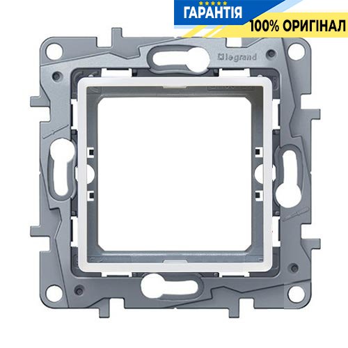 Адаптер для установки механізму Mosaic Legrand Etika 665195, білий