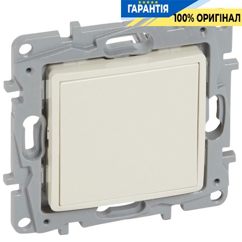 Адаптер для установки механизма Mosaic Legrand Etika 665295, слоновая кость