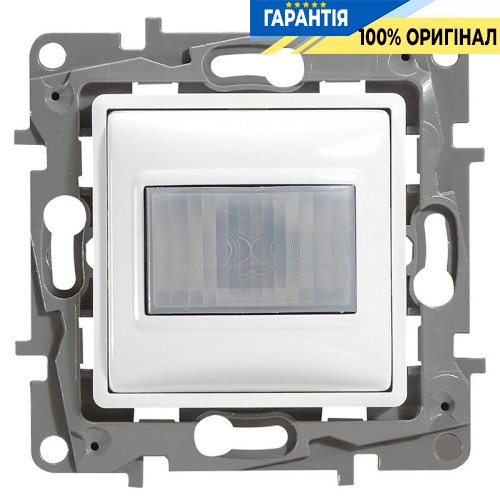 Датчик движения 400 Ватт, Legrand Etika 672217 «белый»