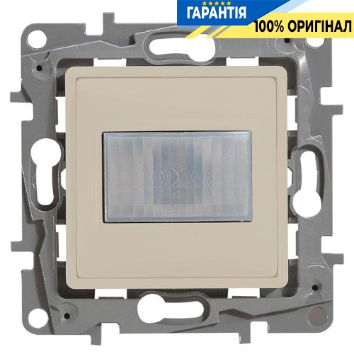 Датчик руху 400 Ватт, Legrand Etika 672317, «слонова кістка»