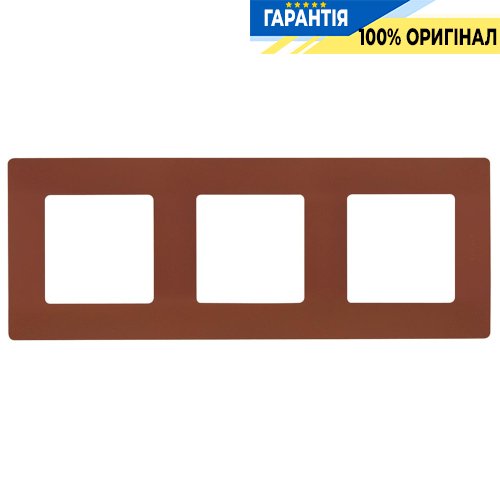 Рамка 3-постовая Legrand Etika 672573, «какао»