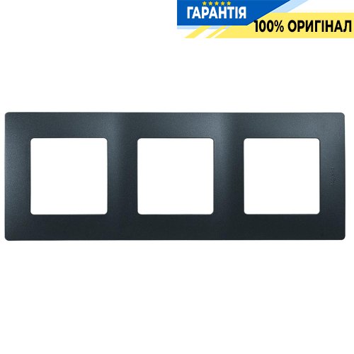Рамка 3-постова Legrand Etika 672583, «антрацит»