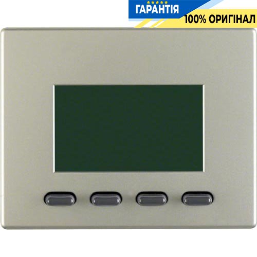 Таймер Easy с дисплеем, стальной лак, ARSYS Berker 17359004