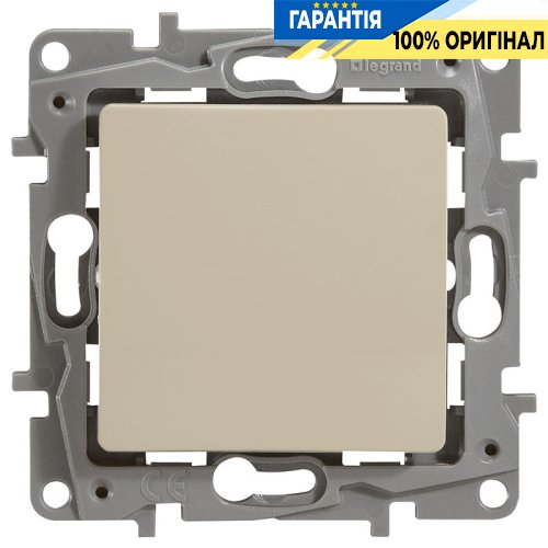 Выключатель/переключатель 1-клавишный, Legrand Etika 672311 слоновая кость