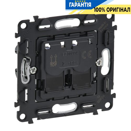 Механизм PC-2 UTP компьютерной розетки 5Cat. RJ45, Legrand in'Matic 753041