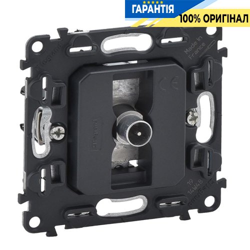 Механизм TV-розетки концевой «шлейф» штекер, Legrand in'Matic 753066
