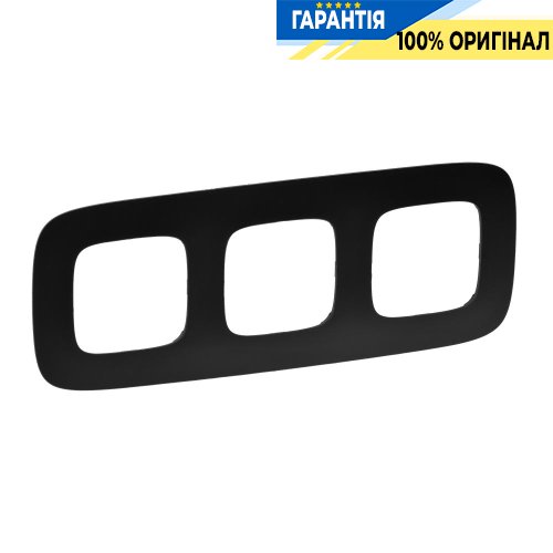 Рамка 3-ая, Legrand Valena Allure 754403, матовый черный