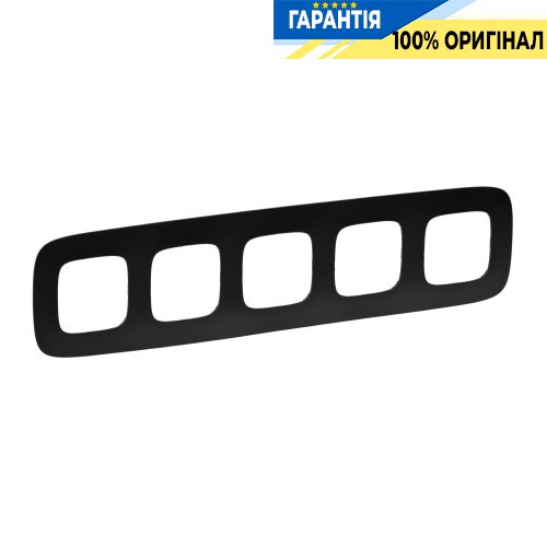 Рамка 5-а, Legrand Valena Allure 754405, матовий чорний