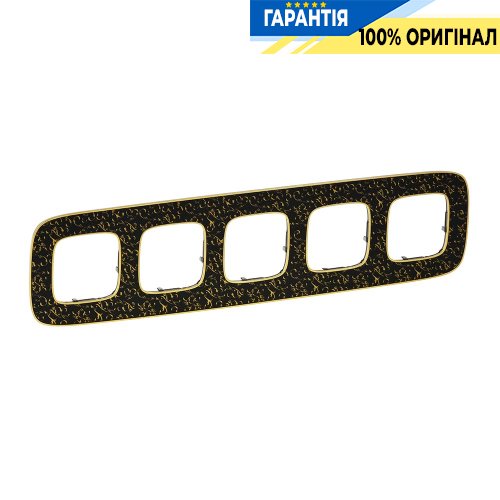 Рамка 5-а, Legrand Valena Allure 754435, бароко нуар