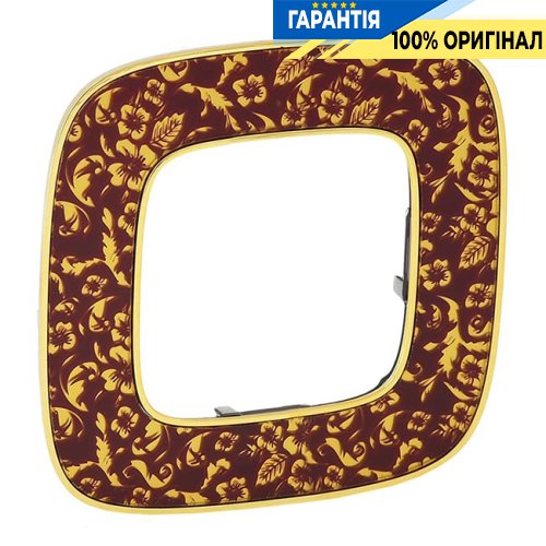 Рамка 1-ая, Legrand Valena Allure 754441, барокко пурпур