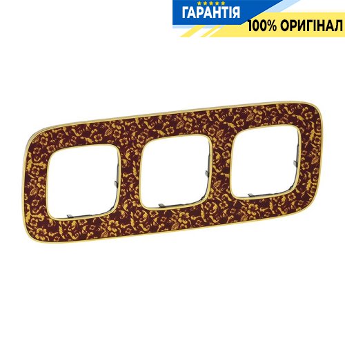 Рамка 3-ая, Legrand Valena Allure 754443, барокко пурпур