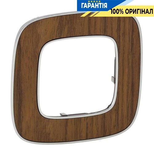 Рамка 1-ша, Legrand Valena Allure 754461, горіх