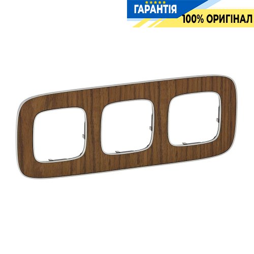 Рамка 3-ая, Legrand Valena Allure 754463, орех