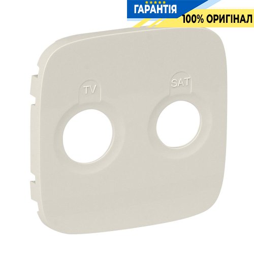 Лицьова панель розетки TV-SAT, Legrand Valena Allure 754826, слонова кістка