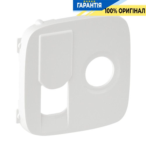 Лицевая панель розетки TV-RJ45, Legrand Valena Allure 754835, белый
