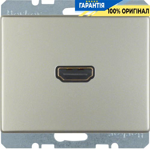 HDMI-розетка, нержавеющая сталь, «Arsys» Berker 3315429004