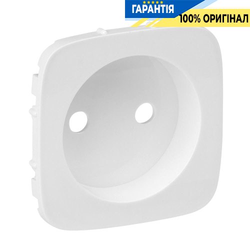 Лицевая панель розетки без заземления, Legrand Valena Allure 754975, белый