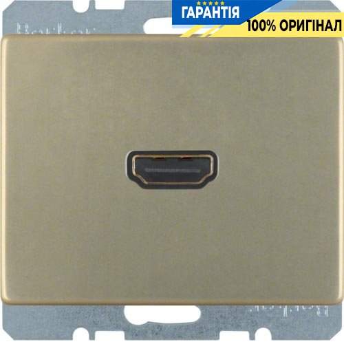 HDMI-розетка, бронза, Berker Arsys 3315429011