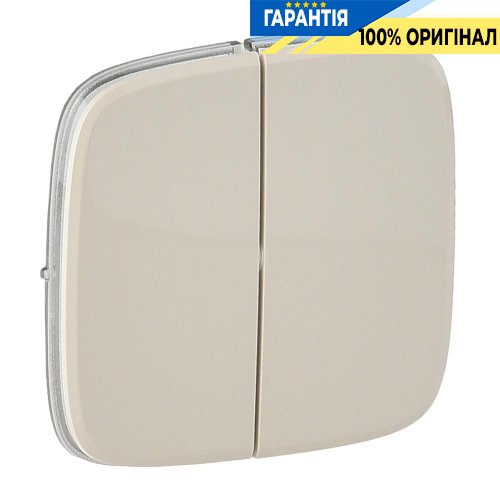 Клавиши для 2-кл выключателя, Legrand Valena Allure 755026, слоновая кость