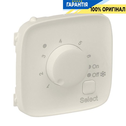 Лицевая панель для термостата тёплого пола, Legrand Valena Allure 755326, слоновая кость