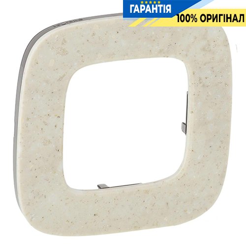 Рамка 1-а, Legrand Valena Allure 755521, палацовий мармур