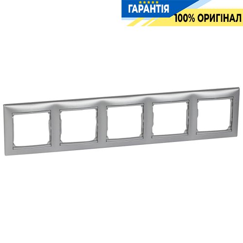 Рамка установочная 5-я Legrand Valena 770155, алюминий