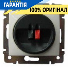 Розетка одиночна для акустичних систем Legrand Valena 770223, алюміній