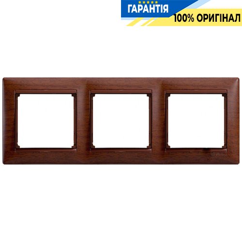 Рамка установочная 3-я Legrand Valena 770313, «тонированное дерево»