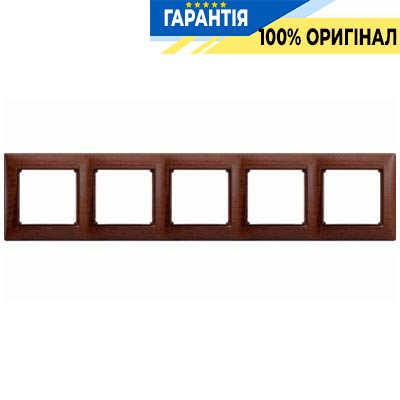 Рамка установча 5-а Legrand Valena 770315, «тоноване дерево»