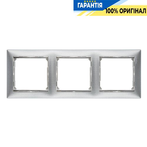 Рамка установочная 3-я Legrand Valena 770333, «алюминий матовый»