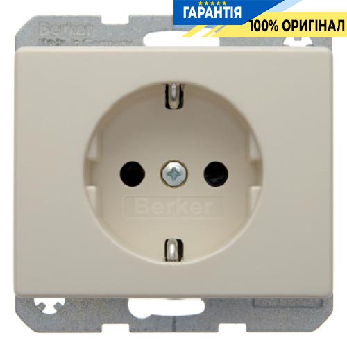 Розетка з з/к і захистом від дітей, біла, 16А / 250В Berker ARSYS 47350002