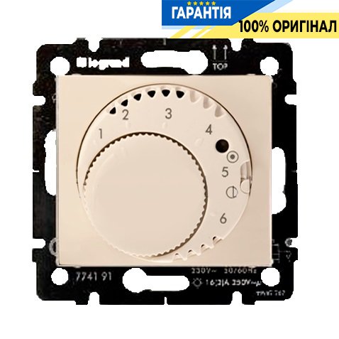 Терморегулятор для теплої підлоги Legrand Valena 774191, Слонова кістка