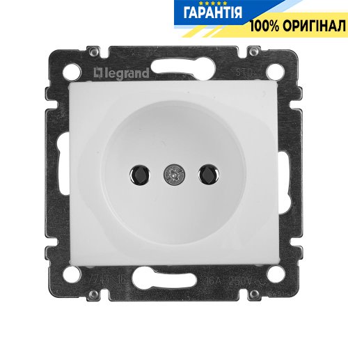 Розетка без заземления Legrand Valena 774416, белый