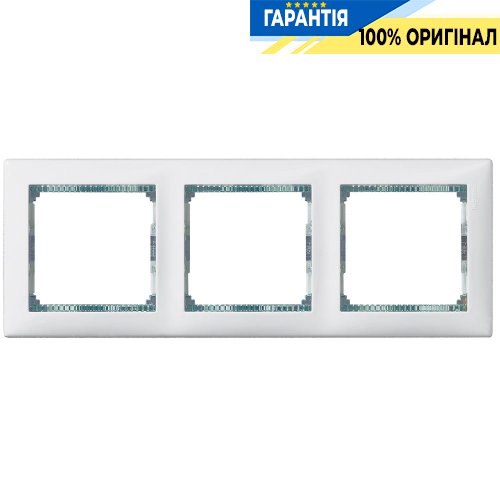 Рамка установча 3-а Legrand Valena 774463, «білий/кристал»