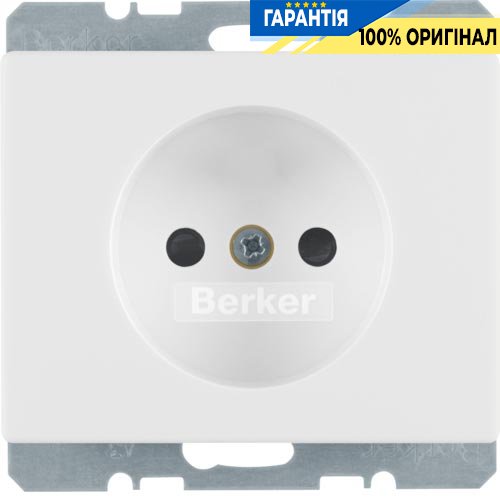 Розетка без з/к, полярно-біла, 16А / 250В Berker ARSYS 6161150069