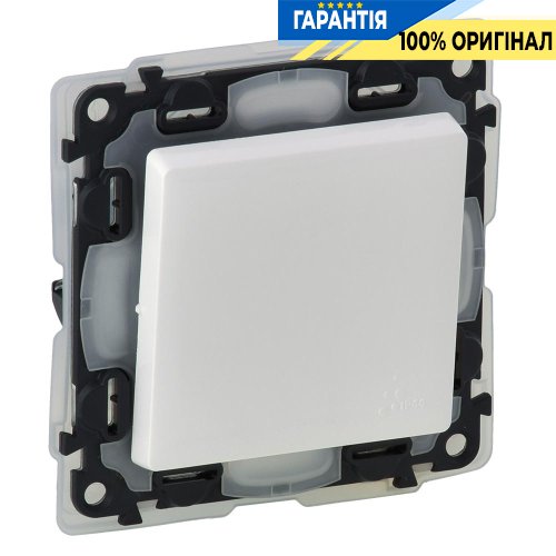 Вимикач 1-кл. IP44, Legrand Valena Life 752151, білий