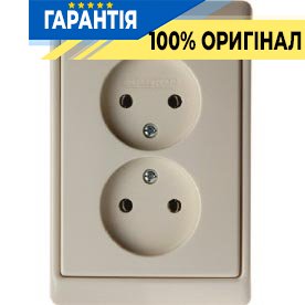 Розетка без з/к двойная, белая, 16А/250В ARSYS, Berker 6161550002