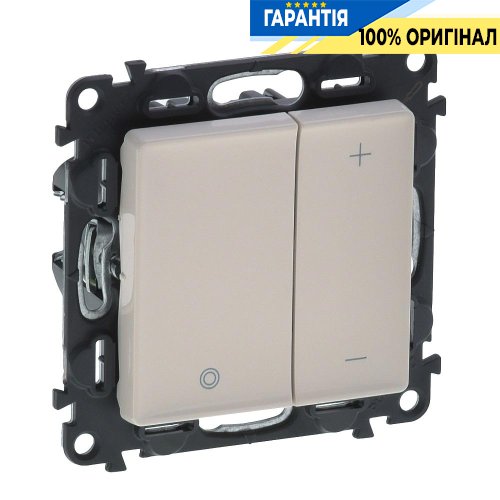 Светорегулятор кнопочный, Legrand Valena Life 752562, слоновая кость