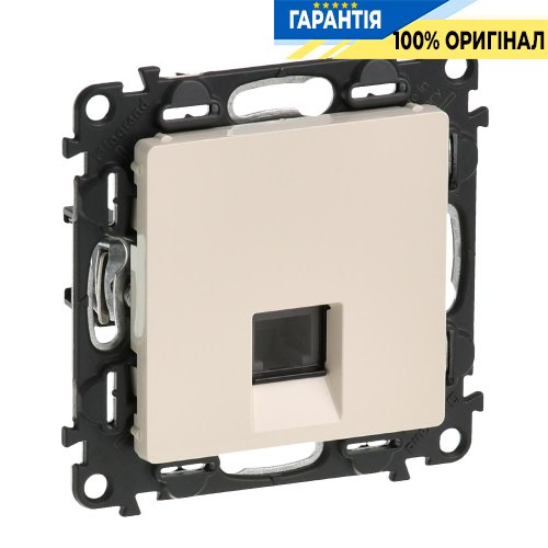 Розетка TF-1 телефонная RJ11, Legrand Valena Life 753538, слоновая кость
