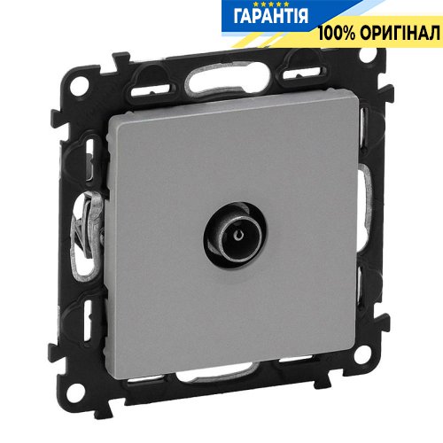 Розетка TV «звезда» штекер, Legrand Valena Life 753651, алюминий