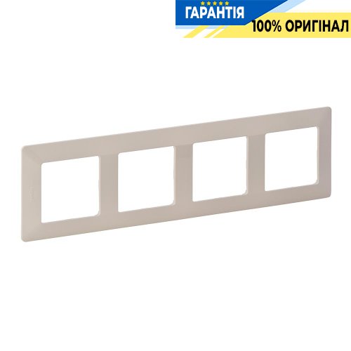 Рамка 4-ая, Legrand Valena Life 754044, слоновая кость