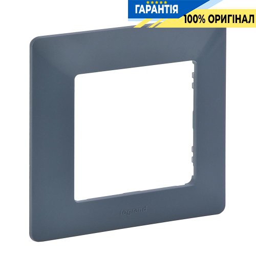Рамка 1-ая, Legrand Valena Life 754091, лазурь