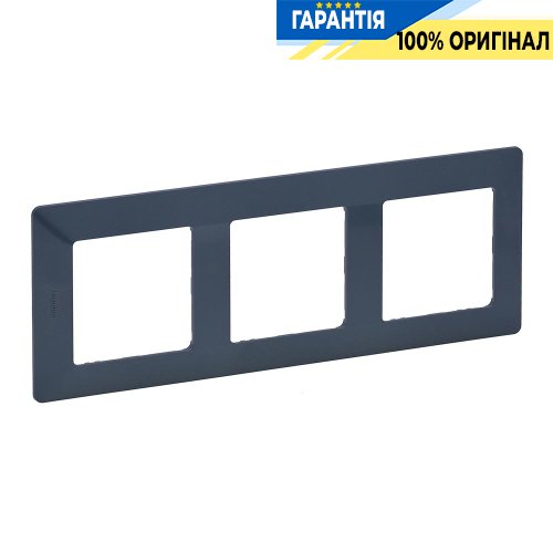 Рамка 3-ая, Legrand Valena Life 754093, лазурь