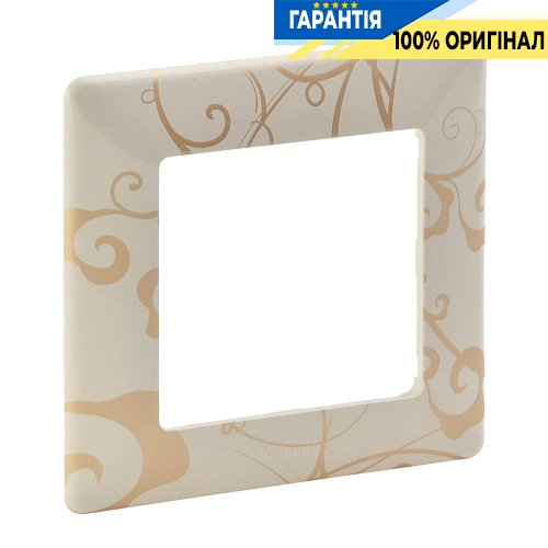 Рамка 1-ая, Legrand Valena Life 754111, ампир бежевый