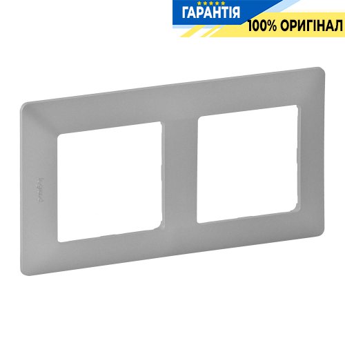 Рамка 2-а, Legrand Valena Life 754132, алюміній