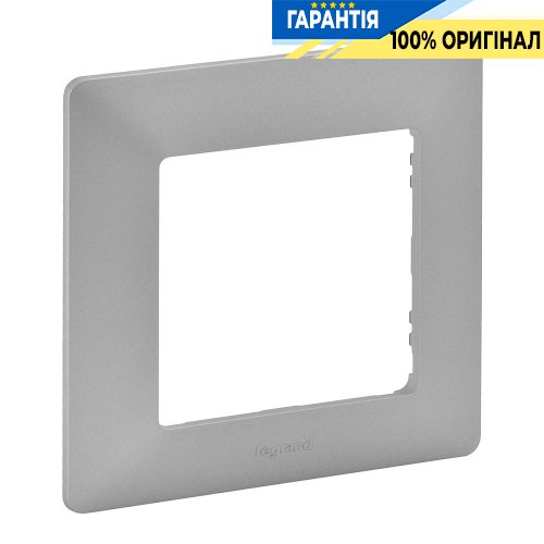 Рамка 1-а, Legrand Valena Life 754137, алюміній
